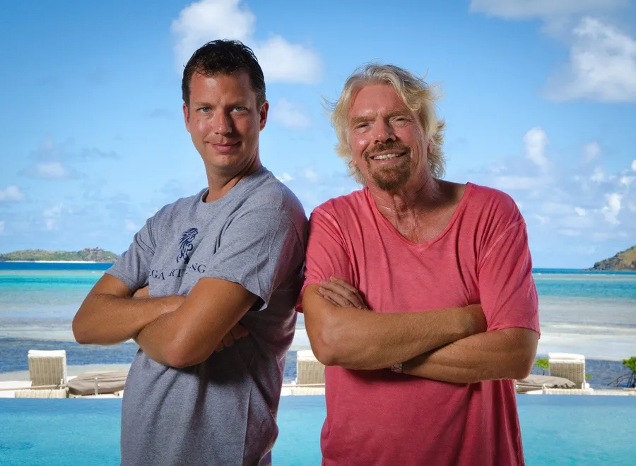 JT Foxx with Richard Branson